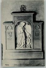 55116 W6500 Mainz a Rhein Foto AK Denkmal Frauenlob Dom