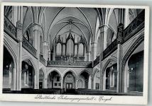 08349 O9438 Johanngeorgenstadt Foto AK Kirchenorgel Stadtkirche