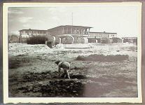 27472 W2190 Döse FOTO KEINE AK Foto montiert auf Karton Strandhaus