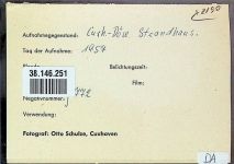 27472 W2190 Döse FOTO KEINE AK Foto montiert auf Karton Strandhaus