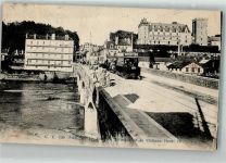 64000 Pau Foto AK Schloss Straßenbahn Pont de Jurancon