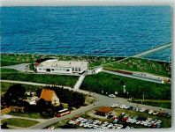 26969 W2890 Burhave , Kr Wesermarsch Foto AK Nordseebad Auto Omnibus Strandkorb
