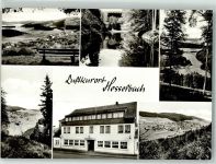 57334 W5928 Hesselbach , Kr Wittgenstein Foto AK Panorama des Ortes Cafe Gasthaus Pension Marburger