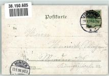 sign. Sutter Text des Liedes Bekränzt mit Laub den lieben vollen Becher.... Verlag Juxberg Liederpostkarte No. 2 Wein 1898 Lithographie / Künstlerkarte