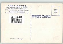 Chicago YMCA Hotel Wabash Avenue Oldtimer Motiv USA