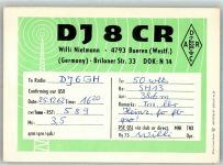 W4793 Büren , Westf DJ8CR Willi Nietmann Briloner Straße 33 Qsl-Karte KEINE AK