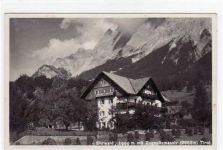 Ehrwald mit Pension Spielmann ungelaufen Gute Erhaltung.