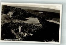 06578 O4731 Sachsenburg b Artern 1938 Foto AK Fliegeraufnahme der Sachsenburg und der Hakenburg
