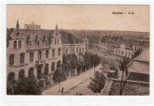 Güsten i. A. mit Thüringer Hof. Feldpost, mit Stempel von 1918. Gute Erhaltung.