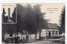 Gasthof Wissing am Fusse des hohen Homert mit Aussichtsturm ungelaufen Gute Erhaltung.
