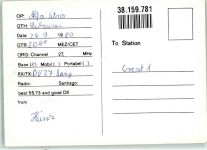 W8900 Augsburg , Bay CB-Station Alfa Citron Qsl-Karte