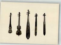 Tanzmeistergeigen Staatliche Musikinstrumentensammlung Berlin Streichinstrument Foto AK
