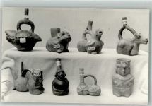 Keramikgefäße der Moche-Kultur Peru Archäologie Privatfoto AK