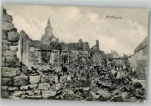 25660 Montfaucon 1915 Foto AK Uniform Feldpost WK I VI.Res.Korps