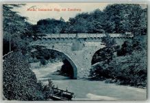 39012 Meran Merano 1907 Foto AK Steinerner Steg Zenoburg