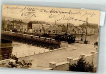 Liege Lüttich / Luik Pont Maghin et Quai St. Leonhard Straßenbahn 1913 Foto AK