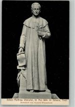 6380 St. Johann in Tirol Foto AK Denkmal Dekan Matthias Wishofer