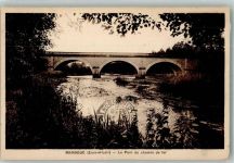 28200 Marboue 1938 Foto AK Le Pont du chemin de fer