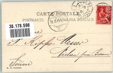 Paris Hutmode Frau Vienne 1901