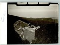 77815 W7580 Hundseck , Baden FOTO KEINE AK Fliegeraufnahme von Hotel und Skilift Foto Original aus Archiv eines Ansichtskartenverlags Ort handschriftlich