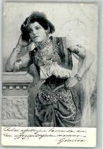 Frau Zigeuner 1904 Gebrauchsspuren