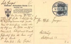 Marienburg / Malbork. Marienburg nach der Original-Radierung von Hugo Ulbrich. Kunstverlag von Alfred Langewort in Breslau. Deutscher Ostmarken-Verein e. V., geründet 1894 gelaufen. Gute Erhaltung.