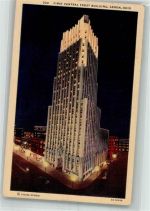 Columbus 1938 Foto AK First Central Trust Building Arkon Ohio