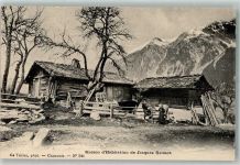 74400 Chamonix-Mont-Blanc Foto AK Maison d´Habitation de Jacques Balmat