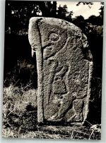 Frühchristliche Steine II Killadeas Bischofs-Stein No. X/10 Fermanagh Irland Fotograf Karl Hublow Konstanz Archäologie Foto AK