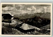 Rainer Schutzhaus 1939 Foto AK Hüttenstempel