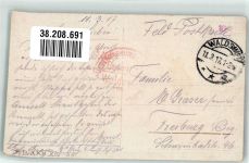 79761 W7890 Waldshut 1917 Lithographie Kirche Fabrik