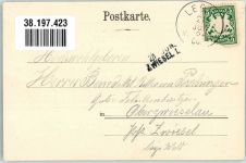 82335 W8137 Berg , Starnberger See 1900 - Adelskorrespondenz Votivkirche