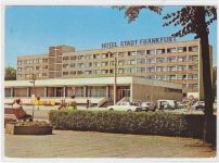 Frankfurt an der Oder. Hotel " Stadt Frankfurt " gelaufen, 1983. leichte Abschürfungen, sonst gut erhalten