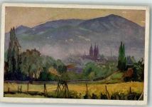 sign. Vollbehr Ernst Herbstabendblick Künstler Gebrauchsspuren