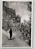 W8170 Bad Tölz Blomberg Ski Foto AK