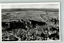 89518 W7920 Heidenheim an der Brenz 1937 Foto AK Fliegeraufnahme des Ortes mit Schloß Hellenstein