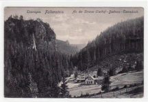 Falkenstein i. Thür. Partie an der Straße Oberhof-Dietharz-Tambach ungelaufen Eckbug oben links, sonst gut erhalten.