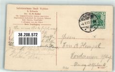 01829 O8306 Wehlen Stadt 1912 Lithographie Schützenhaus Sächsische Schweiz