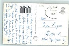 97318 W8710 Kitzingen - Schwimmbad Wasserrutsche Sprungturm Bahnpost Zug O25