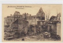 zerschossenen Ortschaft bei Ortelsburg / Szczytno ungelaufen Gute Erhaltung.
