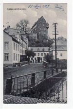 Katzenelnbogen mit Teilansicht. Feldpost, mit Stempel von 1919. Gute Erhaltung.