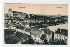 Dompartie Havelberg gelaufen 1914. Gute Erhaltung.