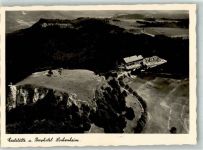 72336 W7460 Balingen Foto AK Fliegeraufnahme Gasthaus u. Berghotel Lochenheim
