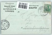 29497 W3131 Lichtenberg , Niedersachs 1902 - Frz. Denkmal