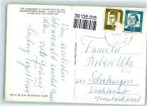 76593 W7562 Lautenbach , Murgtal Gebrauchsspuren Gasthaus Pension Sonne Gustav Göhring
