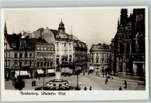 Liberec Reichenberg i. Böhmen - Altstädter Platz Metznerbrunnen Geschäfte