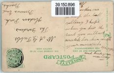 Honey Pears Kiss & Smackwell Küsse AK Lebensmittel 1907 Gebrauchsspuren