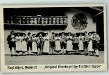 W8100 Garmisch-Partenkirchen Nazl Eisele Trachtentruppe Tracht AKl Volksmusik