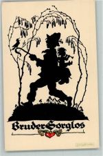 Nr. 019 Verlag Werner Klotz Bruder Sorglos und Engel AK Plischke, G.