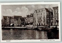 26721 W2970 Emden , Ostfriesland - Ratsdelft Hotel Weißes Haus Fischerkutter